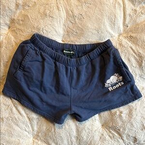 Roots Women's Navy Blue Shorts